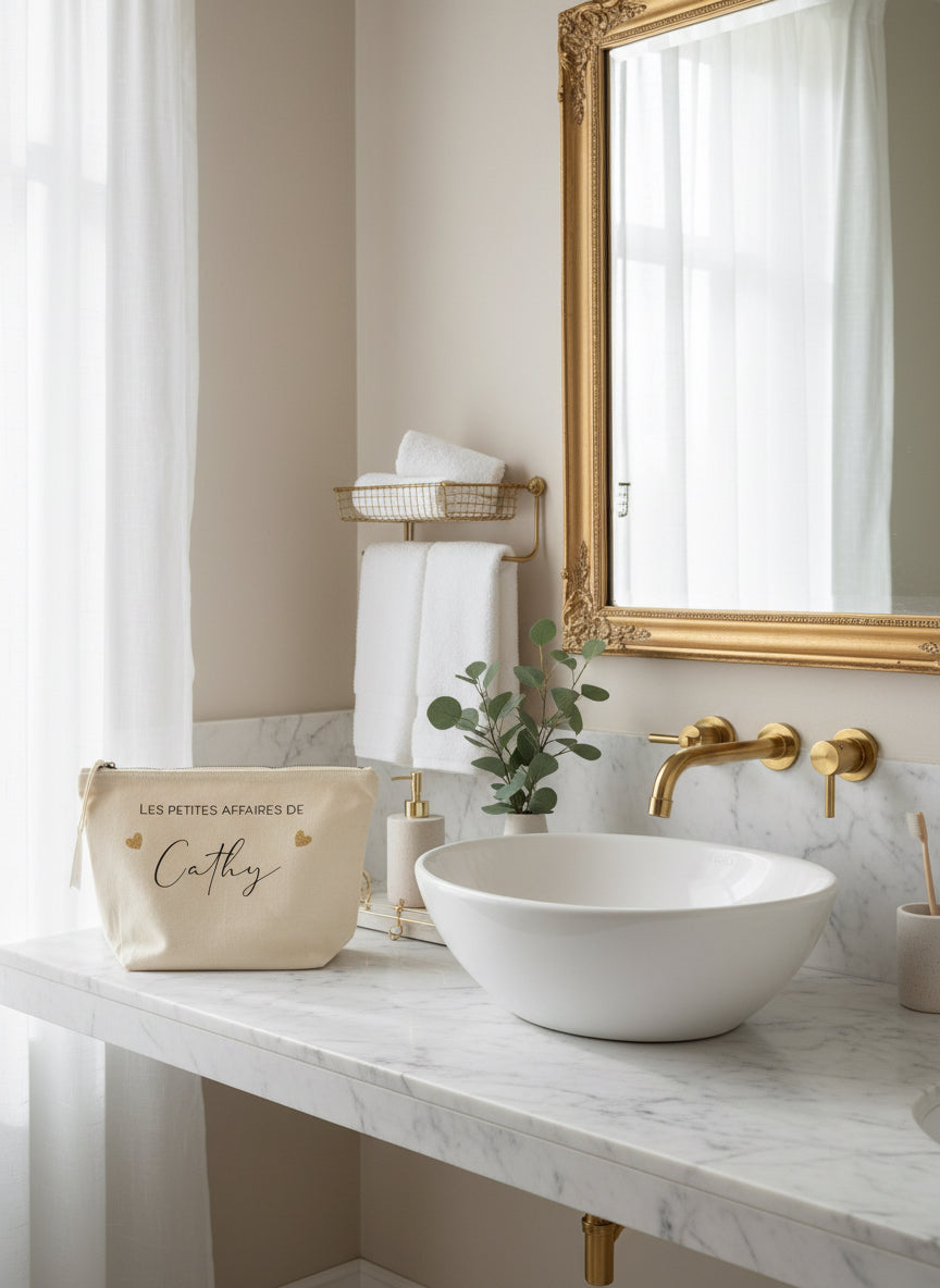 Trousse personnalisée « les petites affaires de… »