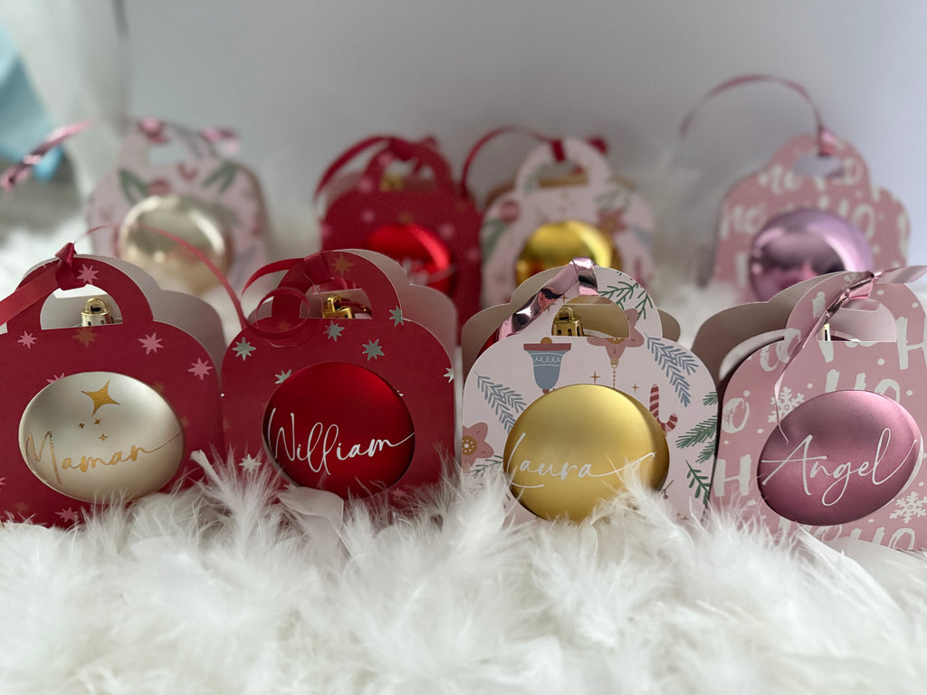 Boule de noël personnalisée