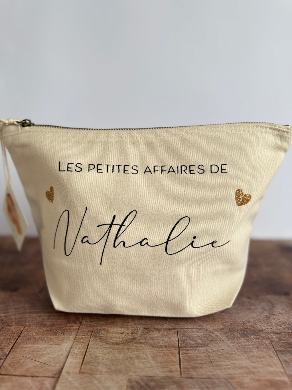Trousse personnalisée « les petites affaires de… »
