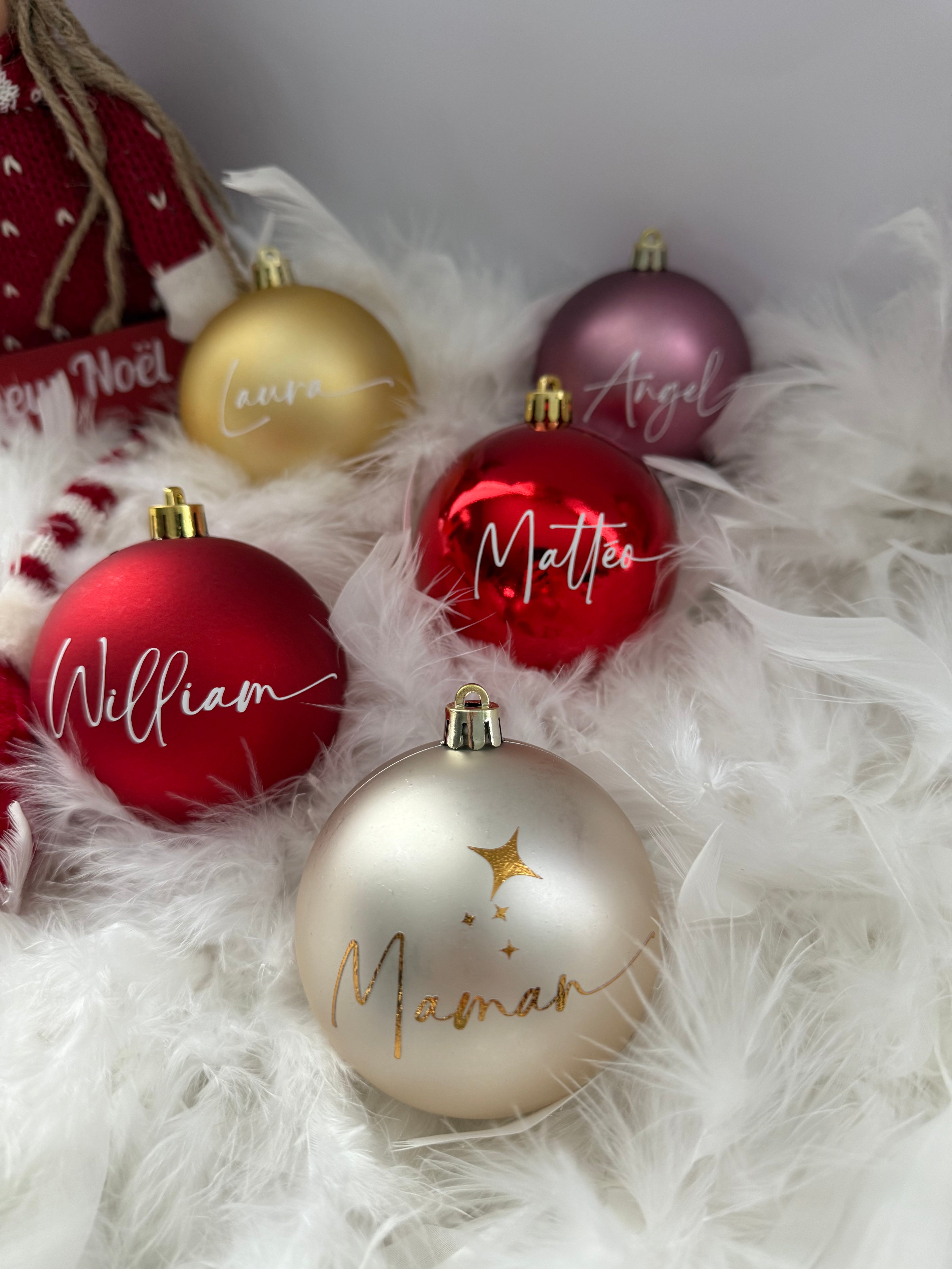 Boule de noël personnalisée