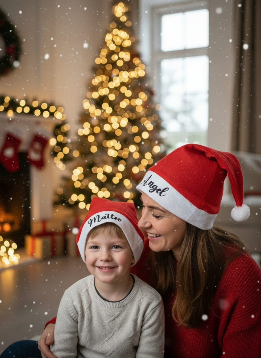 Bonnet de Noël Personnalisé – Pour Petits et Grands !