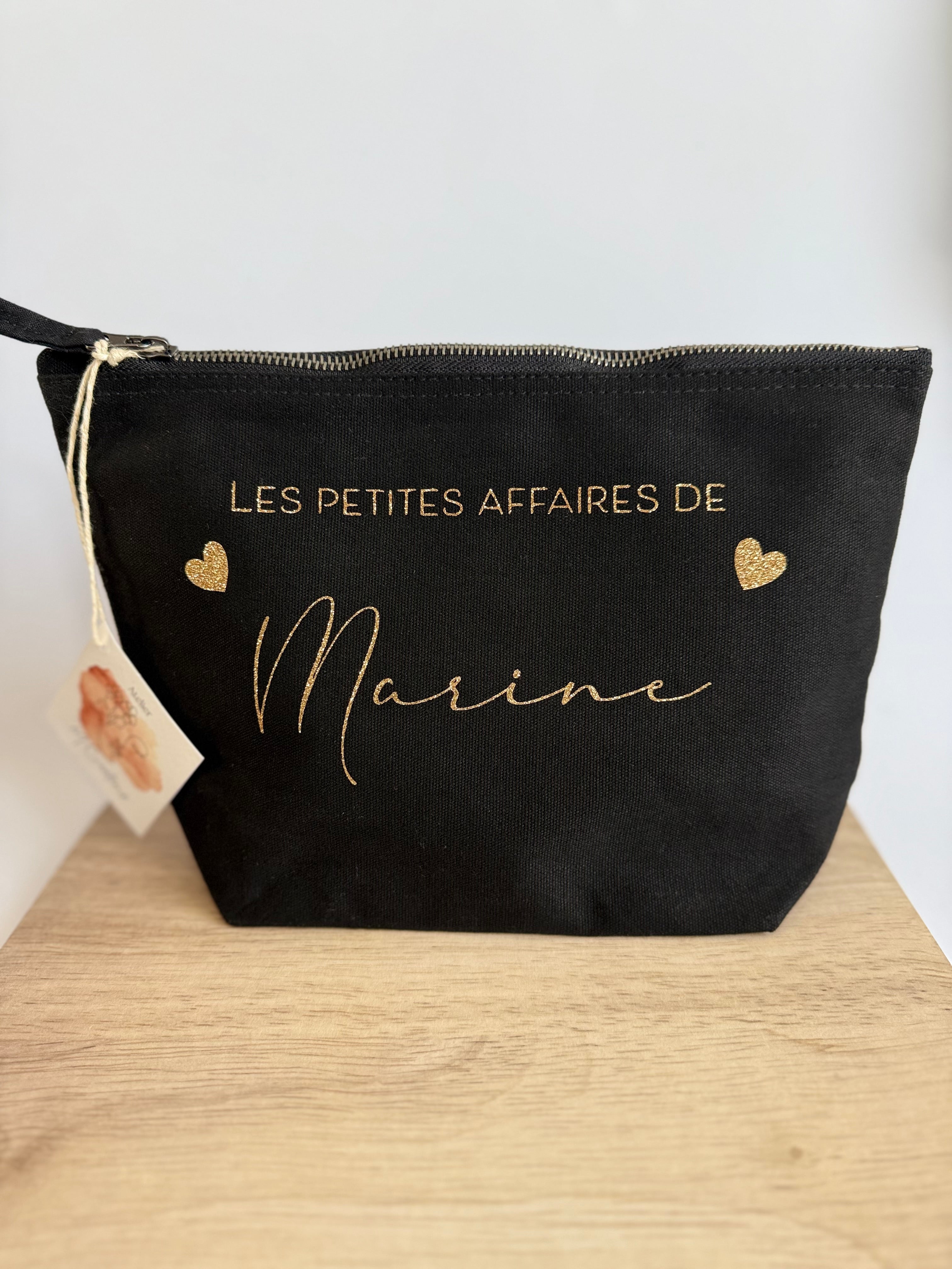 Trousse personnalisée « les petites affaires de… »