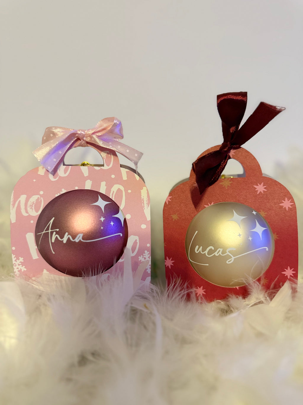 Boule de noël personnalisée