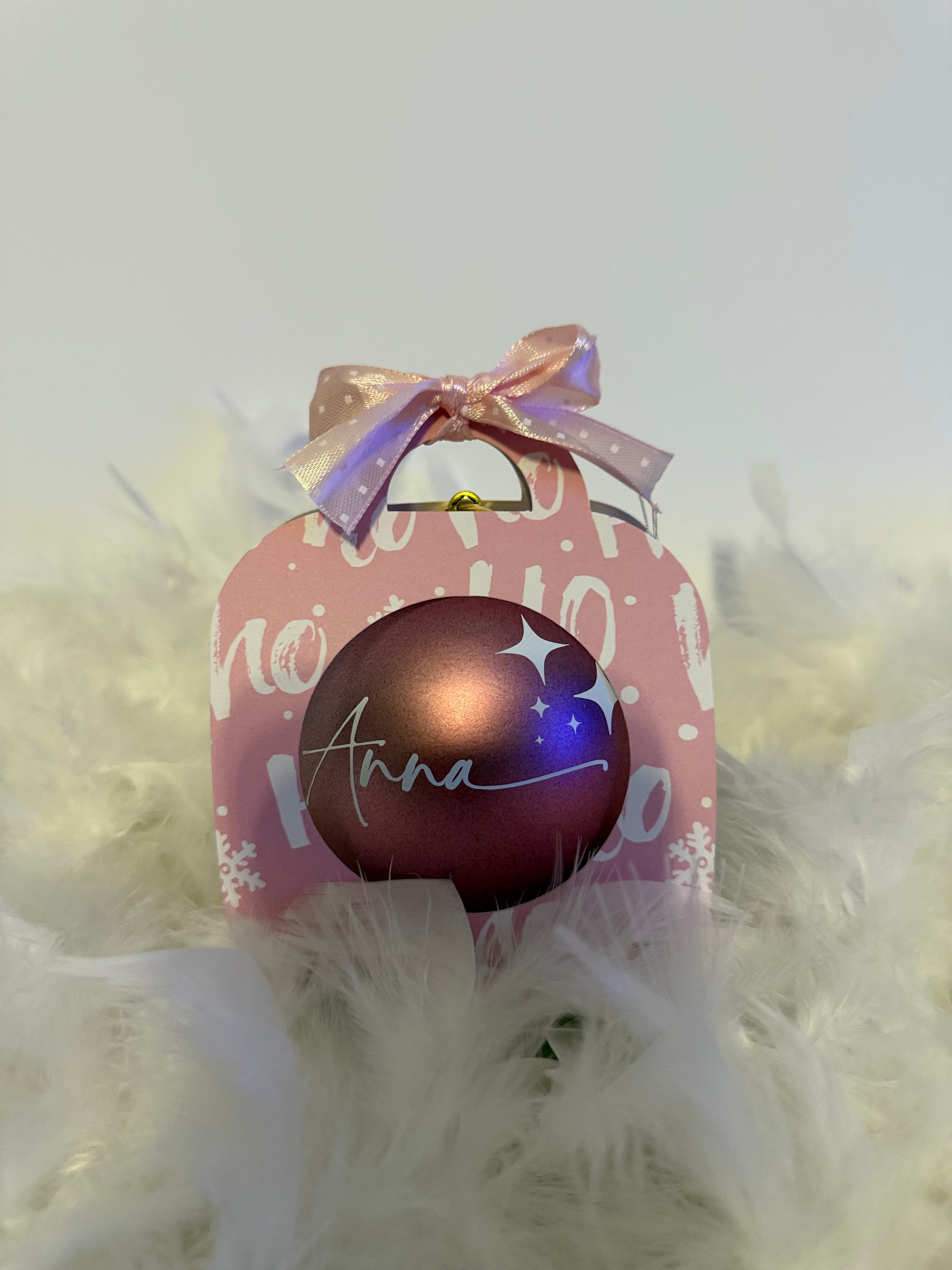 Boule de noël personnalisée