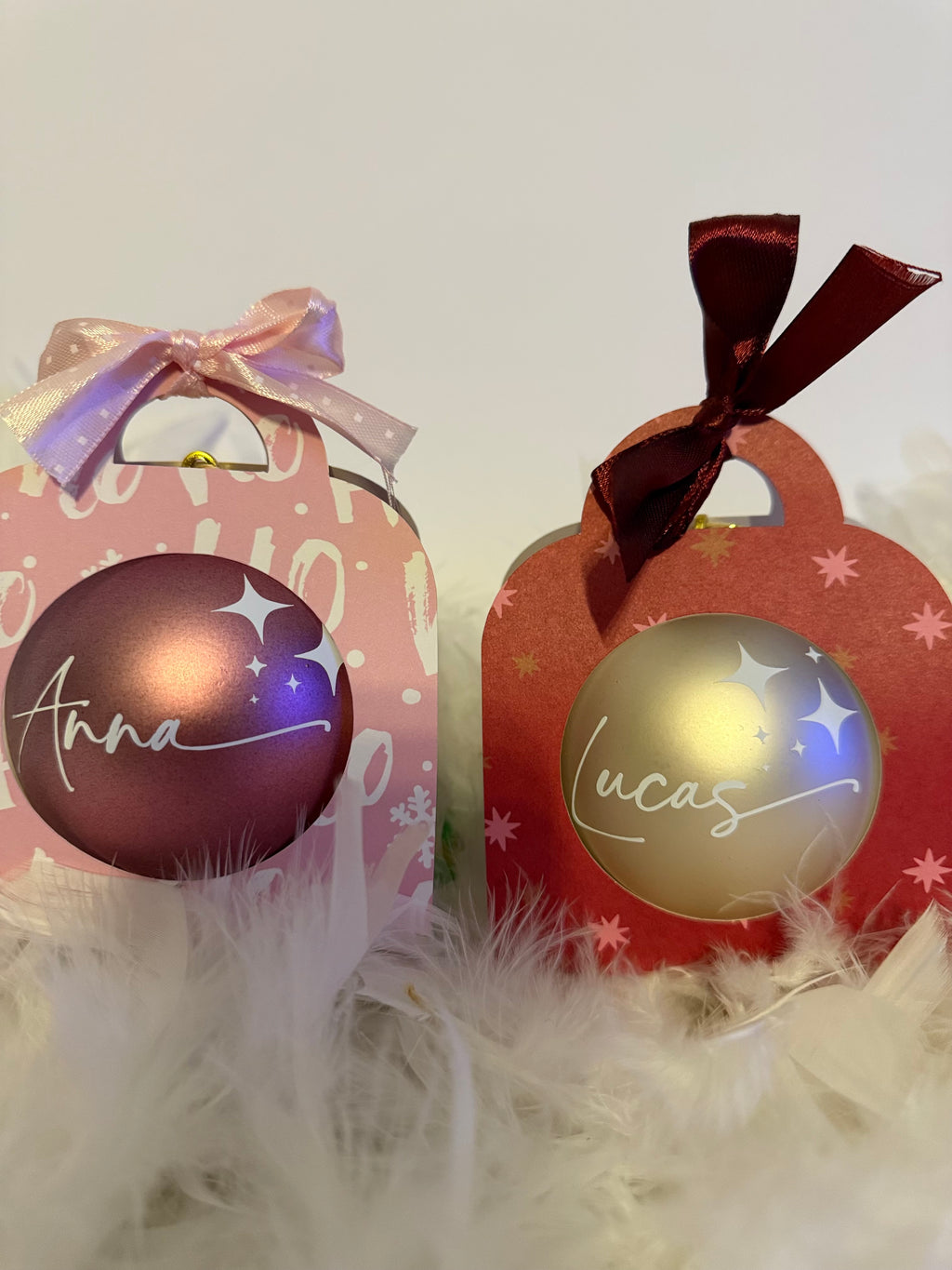 Boule de noël personnalisée