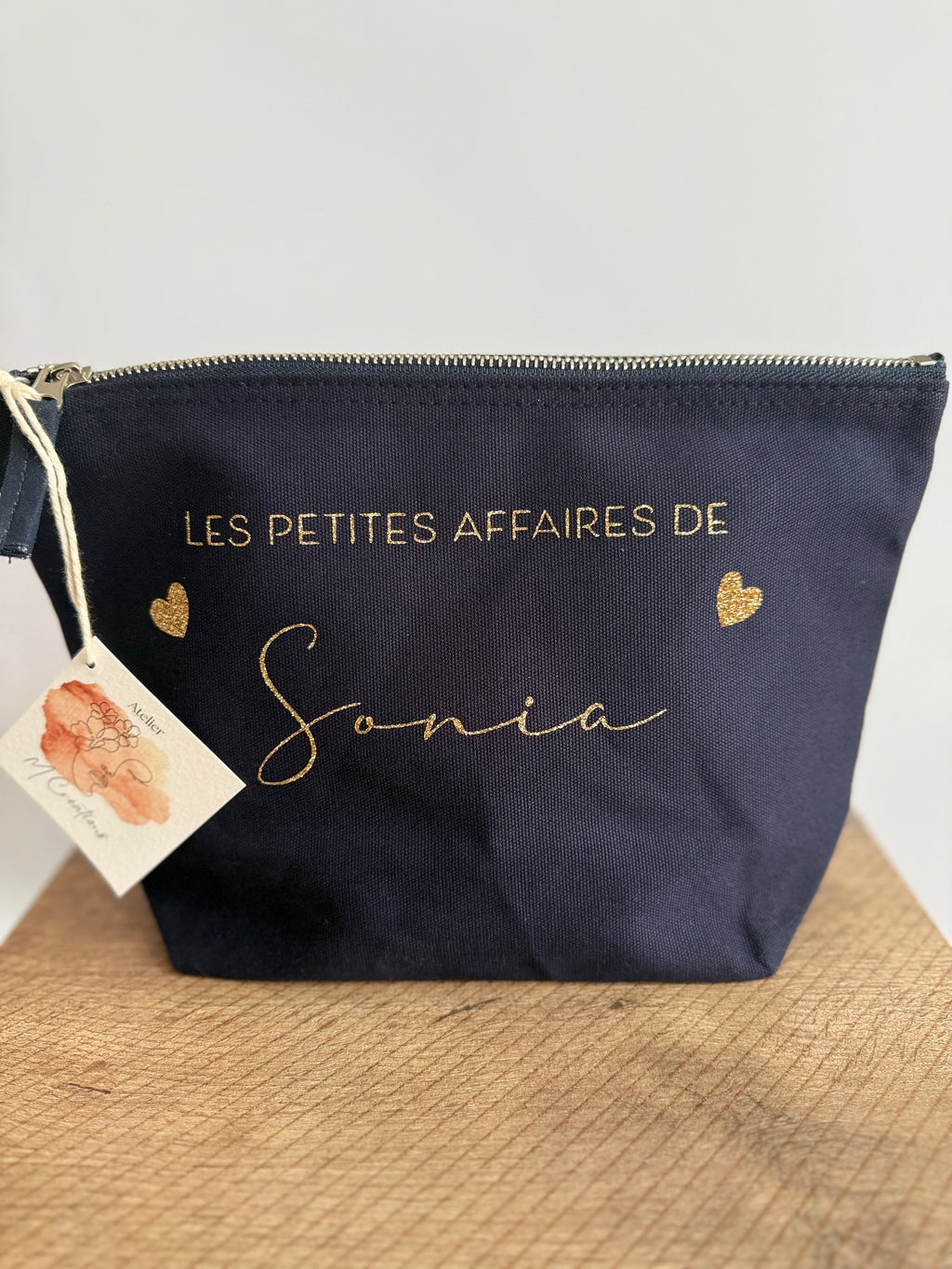 Trousse personnalisée « les petites affaires de… »