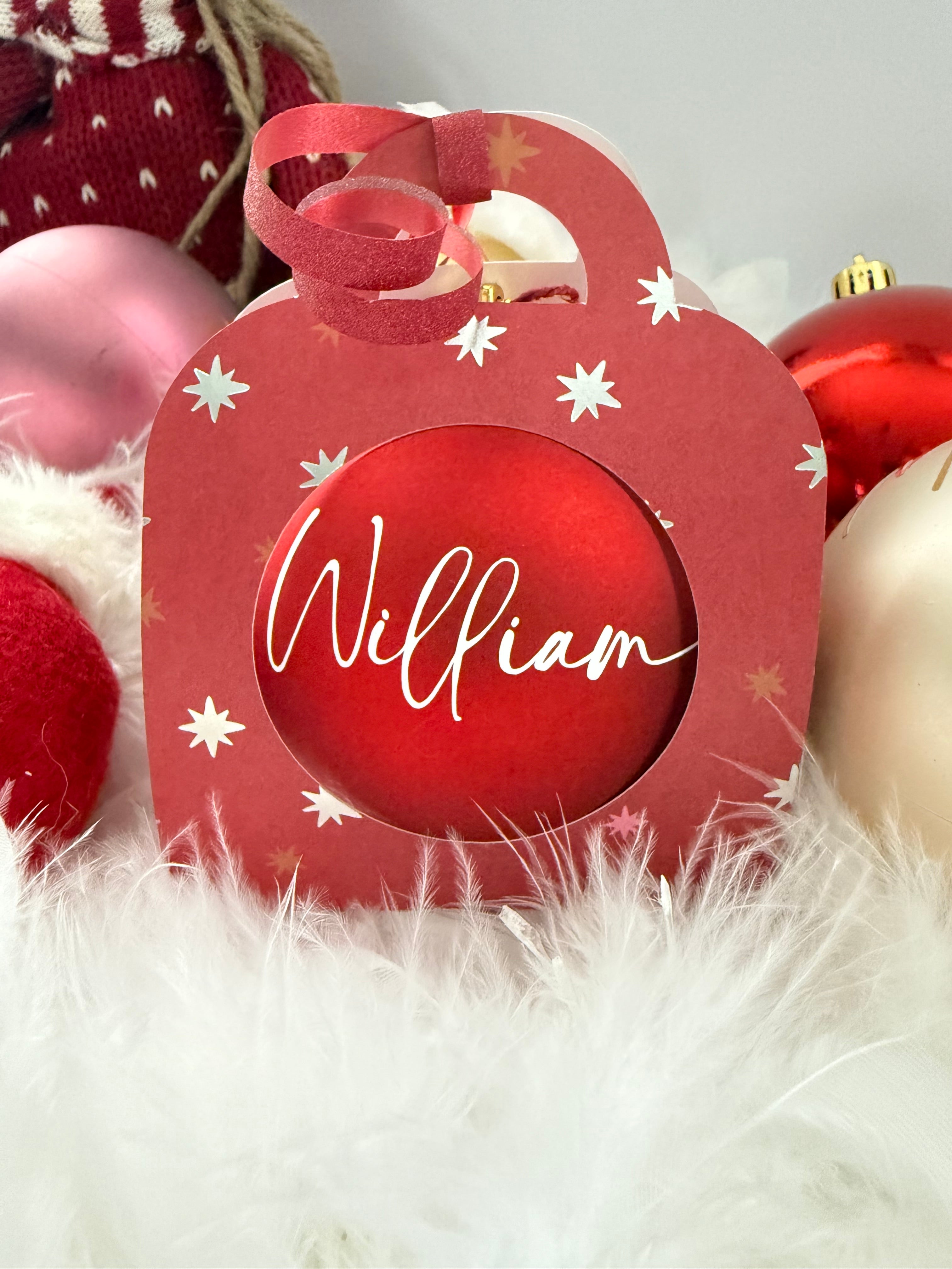 Boule de noël personnalisée